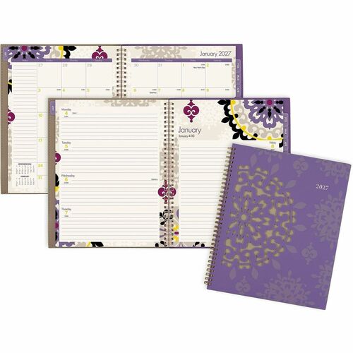 Prof Weekly/Monthly Calendar, 2 Pages Per Week, 12 Months Jan-Dec, Multi