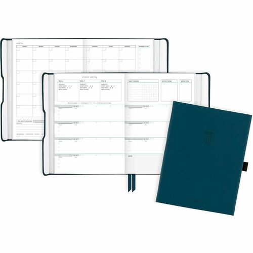Planner, Weekly/Monthly, 12 Months, Undated, 5-1/2" x 8-1/2", Beige