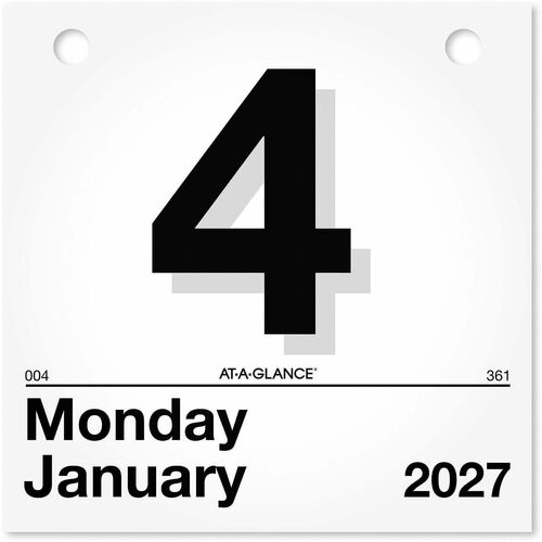 "Today Is" Wall Calendar Refill, For K1, 365 Days, Jan-Dec, 6"x6"