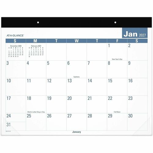 E-Z Read Desk Pad, 1 Pages Per Minute, 12 Months, 22" x 17", Multi
