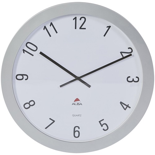 Clock, Giant, Wall, Quartz, 23.6" x 1.96", Black/White