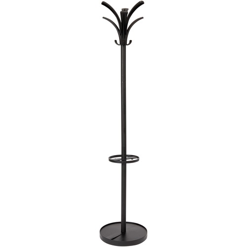Coat Stand, 13-4/5" W x 13-4/5" L x 66-9/10" H, Black