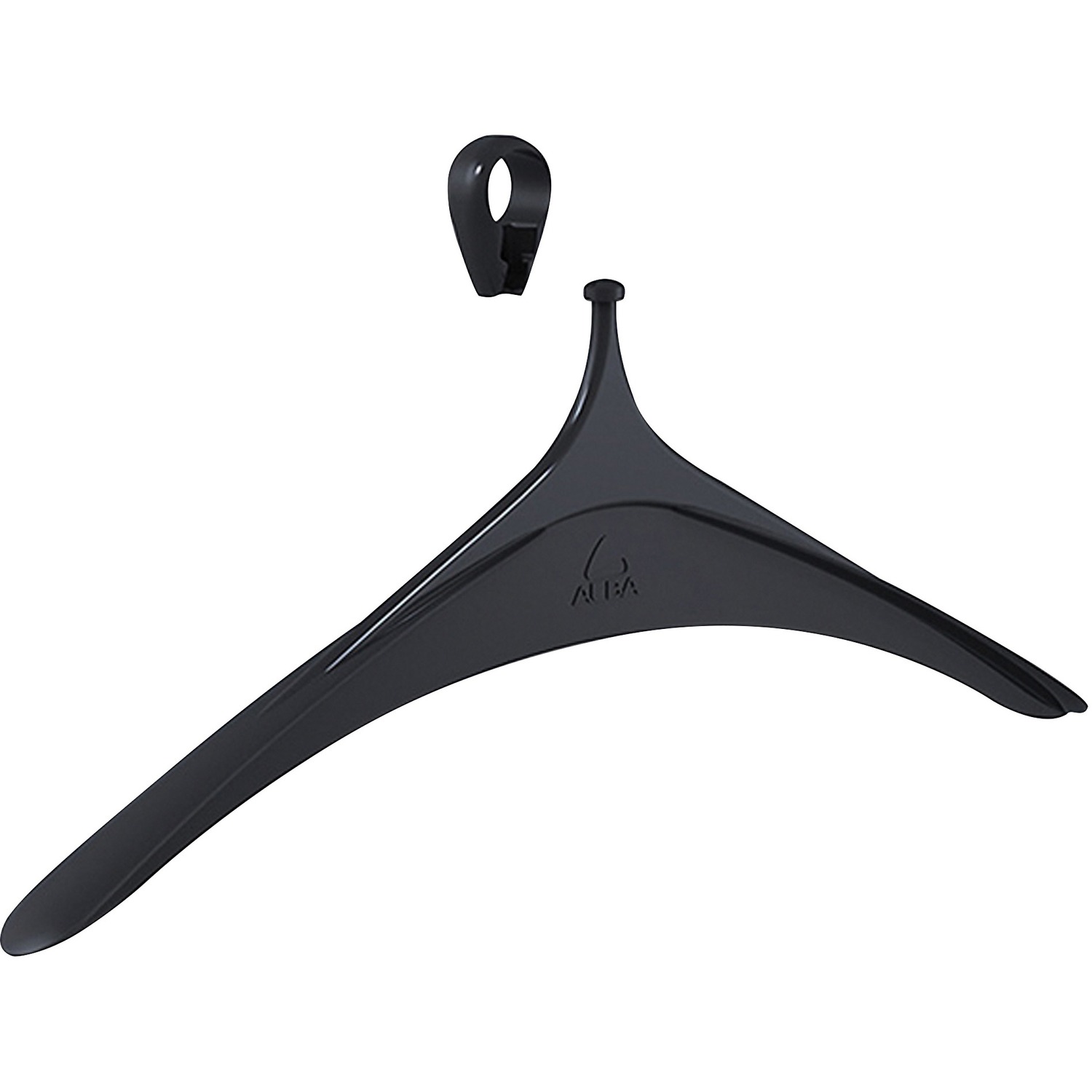 Coat Hanger, Anti-Theft, 44"Wx20"L, Black