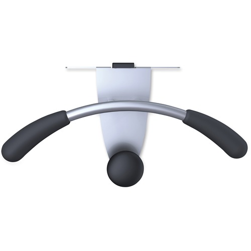 Cubical Coat Hanger, 44 lb Capacity, Silver Gray