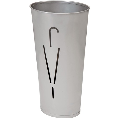 Umbrella Stands, Metal, 10-Capacity, 9.25" Dia x 23.6" H, Gray