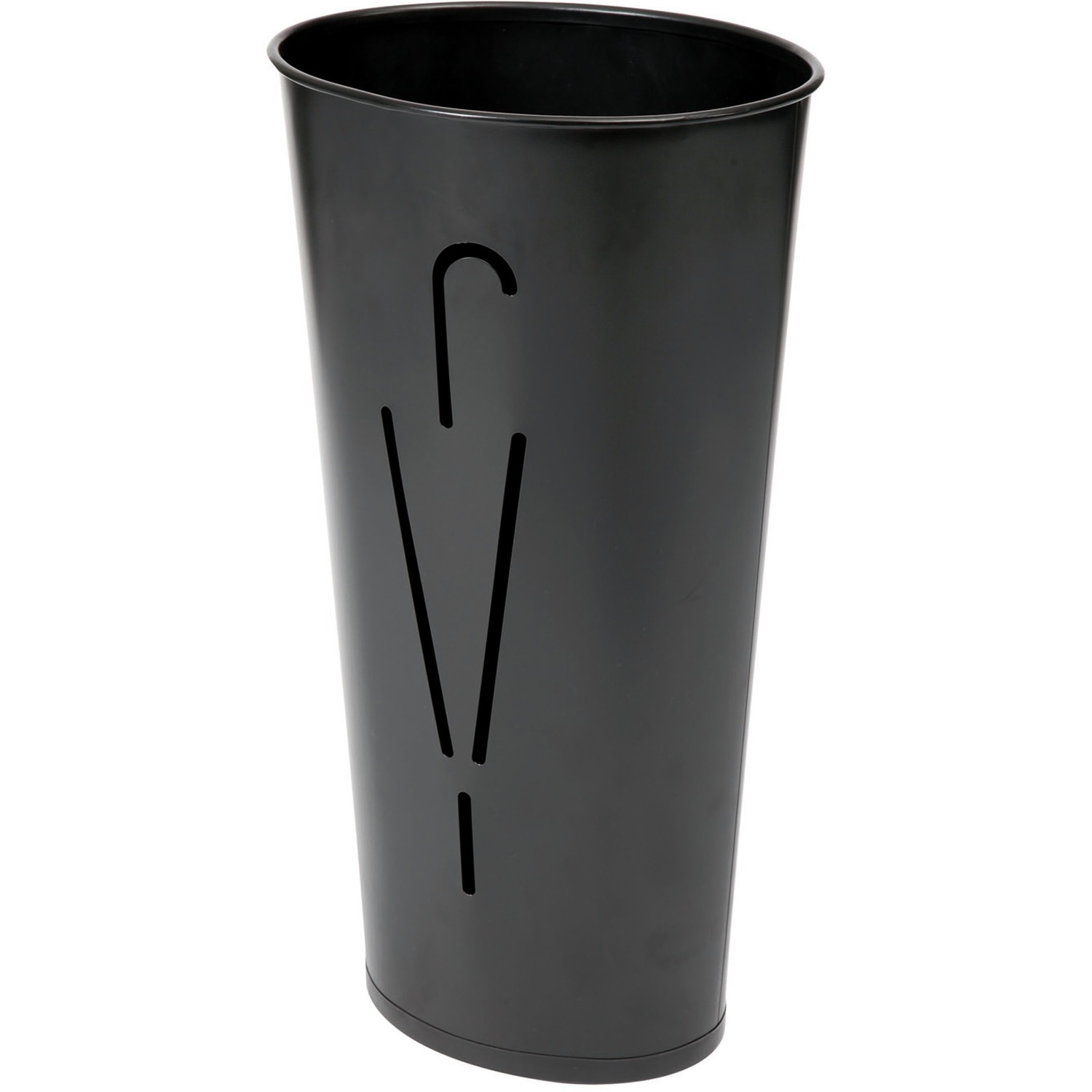 Umbrella Stands, Metal, 10-Capacity, 9.25" Dia x 23.6" H, Black