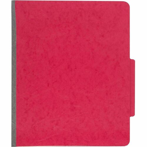 Classification Folders With Fastener, Letter, 2" Exp, 1 Divider, Red 10/BX