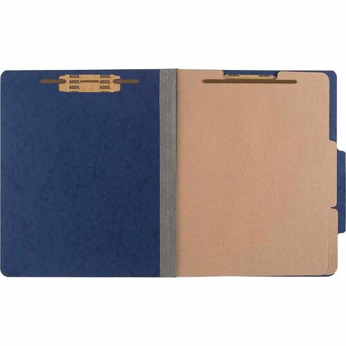 Top-Tab Folders, With Fasteners, 3" Exp, Letter, Blue 10/BX