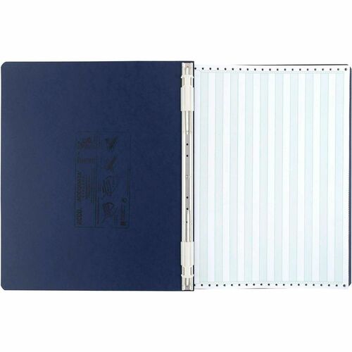 Data Binder, For Unburst Sheets, 6" Cap, 14-7/8"x11", Dark Blue