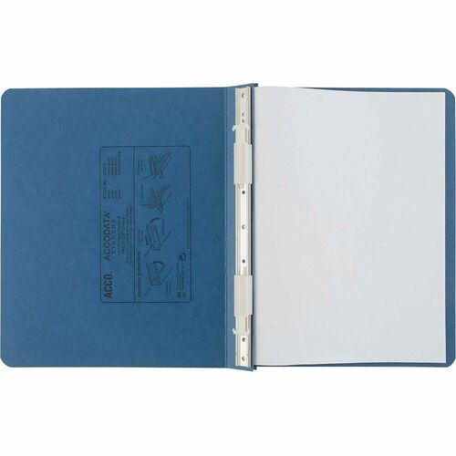 Data Processing Binder, 6" Cap, 11" x 8-1/2", Light Blue