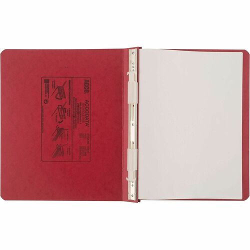 Data Processing Binder, 6" Cap, 11" x 8-1/2", Executive Red