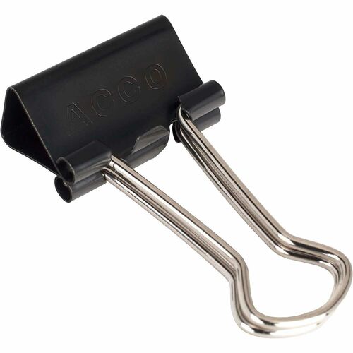 Binder Clips, Small, 3/4" Width, 5/16" Capacity, BKSR 12/DZ