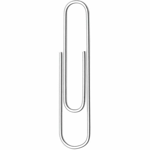 Paper Clips, No 1 Size, .037 Wire Gauge, Sr, 100/BX Per Pack 10/PK