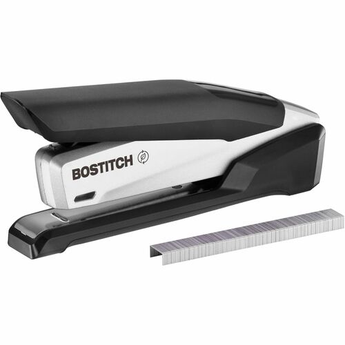 Stapler, With Standard Staples, 210 Capacity, 28 Sheet, Metallic Black/Silver