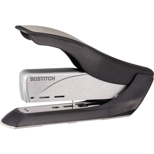 High-Capacity Stapler, 65 Sheet Capacity, Black/Silver