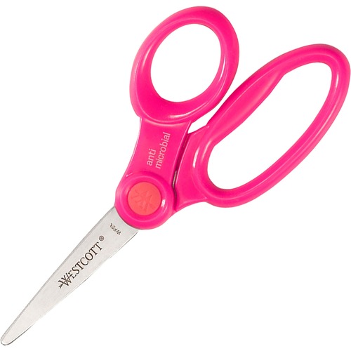 Scissors, Antimicrobial, 5" Pointed, Ast Plastic Handles