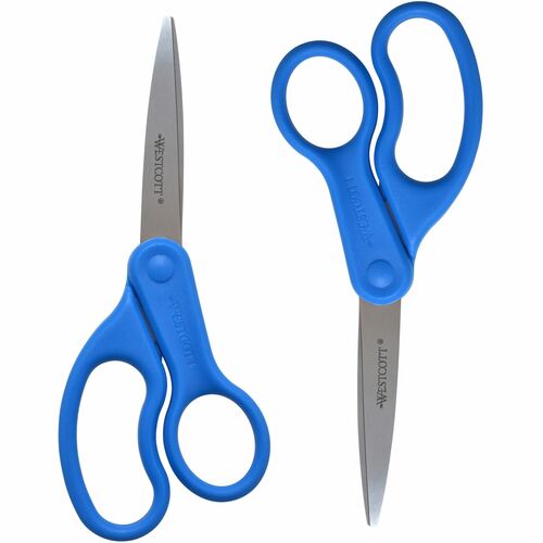Scissors, Preferred, 8", Blue 2/PK