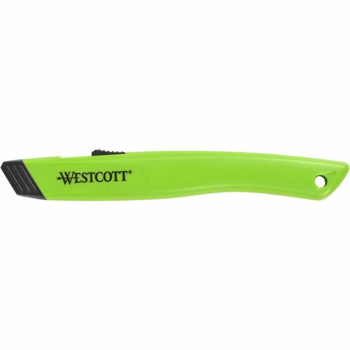 Box Cutter, Full Size, Retractable, Ceramic, Green/Black