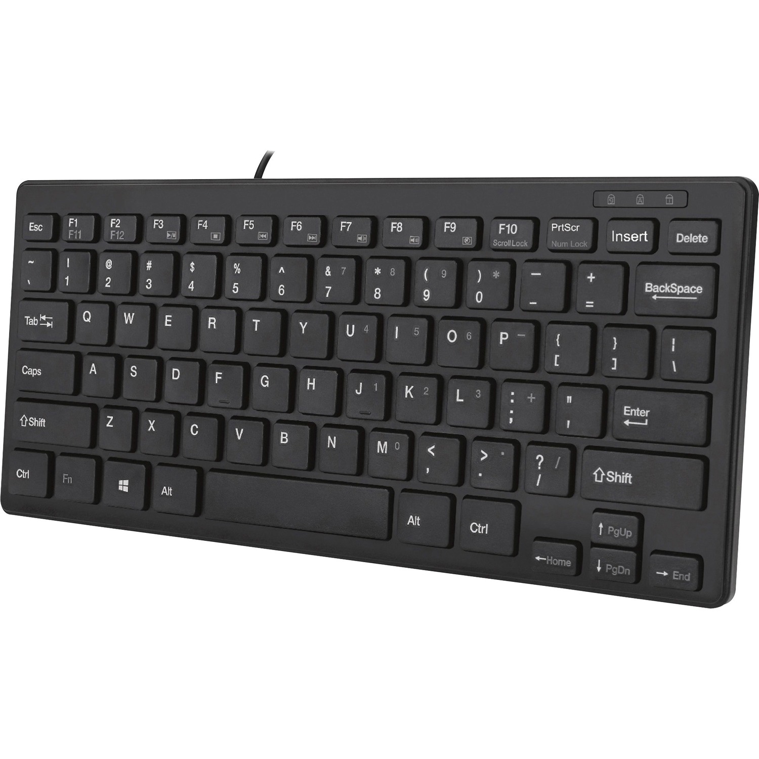 Keyboard, Slimtouch, Wired, Black