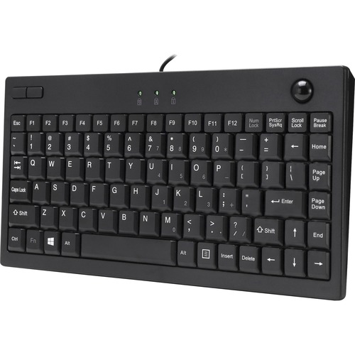 Kboard, Wired, Trackball, Black