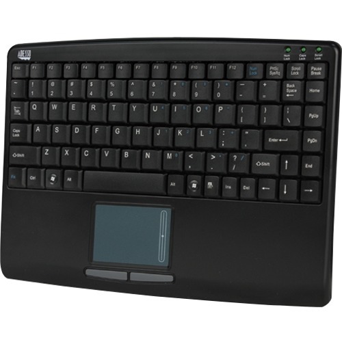 Keyboard, Touchpad, Wired, Black