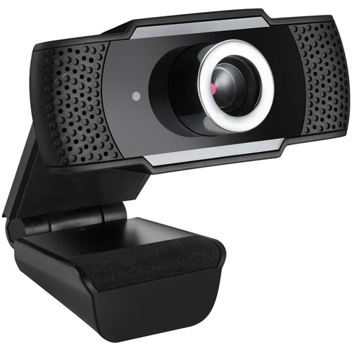 Webcam, Manual Focus, CMOS, 1920p x 1080p, 2.1 Megapixel, 30fps, HD, USB, Black