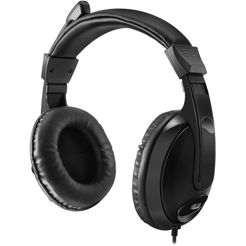 Headphones, Binaural, With 3.5 Millimeter Jack, With Mic, Omnidirectional, Black