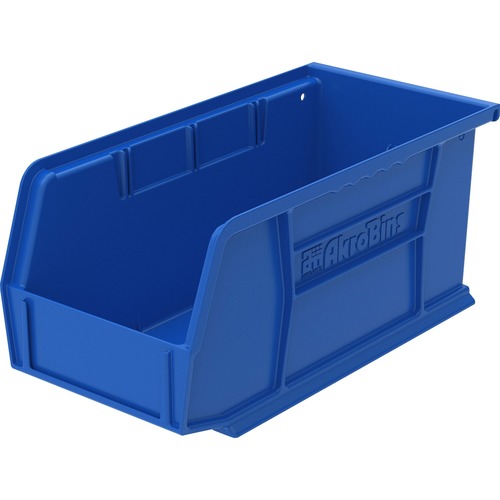 Bins, Unbreakable/Waterproof, 5-1/2"x10-7/8"x5", Blue