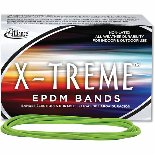 Rubber Bands, For Files, 7" x 1/8", Lime Green 200/BX