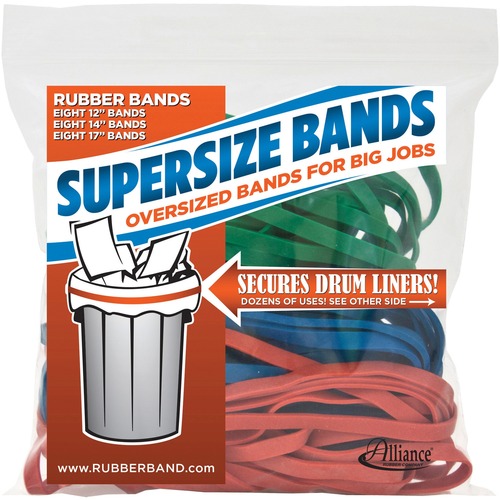 Rubber Bands, Heavy-Duty, Assorted Sizes, AST 24/PK