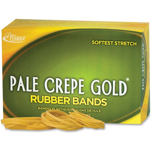 Rubber Bands, No.54, 1 lb, Pale Crepe Gold