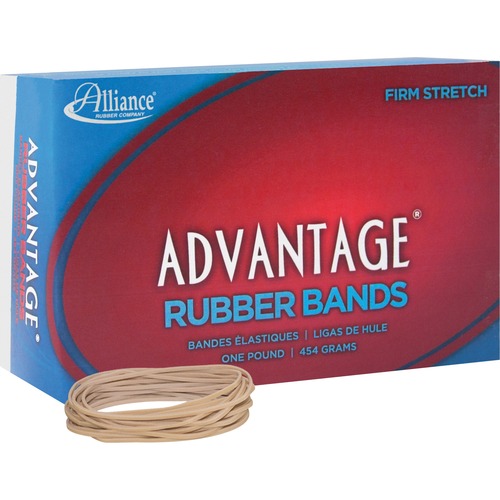 Rubber Bands, Size 19, 1 lb., 3-1/2" x 1/16", Natural 1250/BX