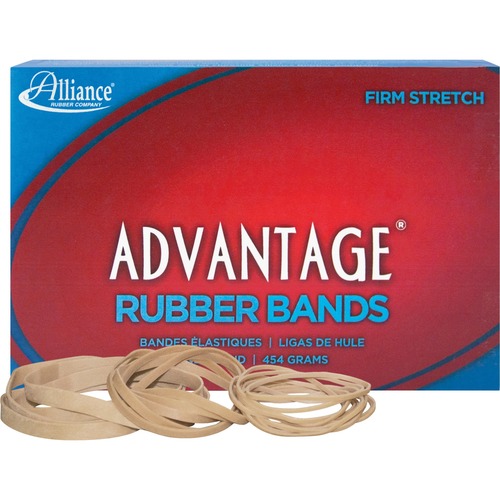 Rubber Bands, No 54, 1 lb., Assorted Sizes, Natural