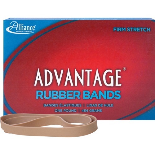 Rubber Bands, Size 107, 1 lb., 7" x 5/8" 40/BX