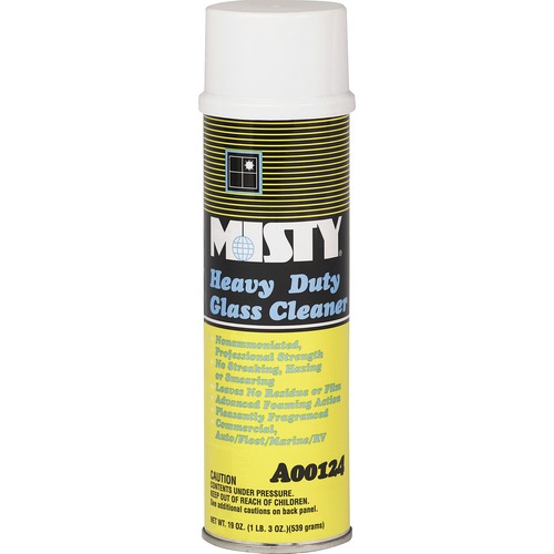 Heavy Duty Glass Cleaner, 19 oz., White 12/CT