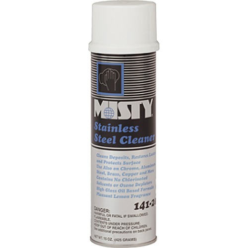 Stainless Steel Cleaner, Lemon Fragrance, 15 Ounce, BK/SR