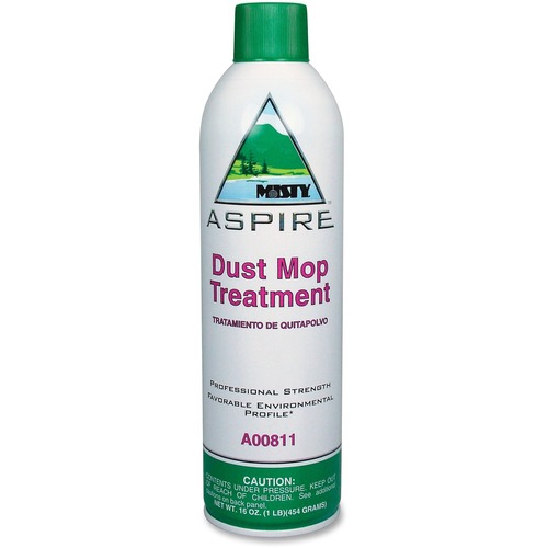 Dust Mop Treatment, Lemon/Citrus, 16oz, White