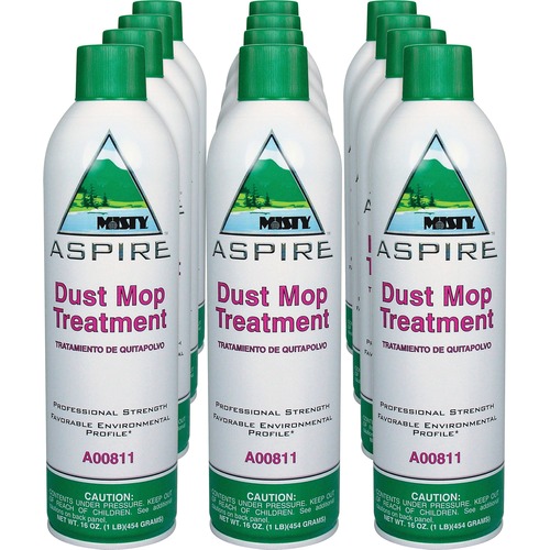 Dust Mop Treatment, Lemon/Citrus, 16 Ounce, WE 12/CT