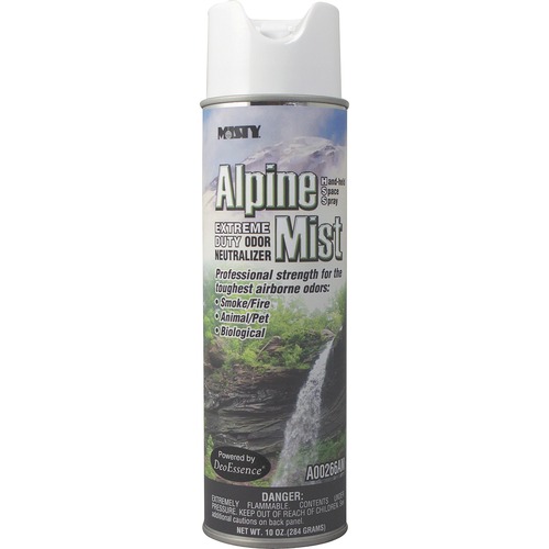 Alpine Extreme Odor Neutralizer Mist, 10oz, Clear 12/CT