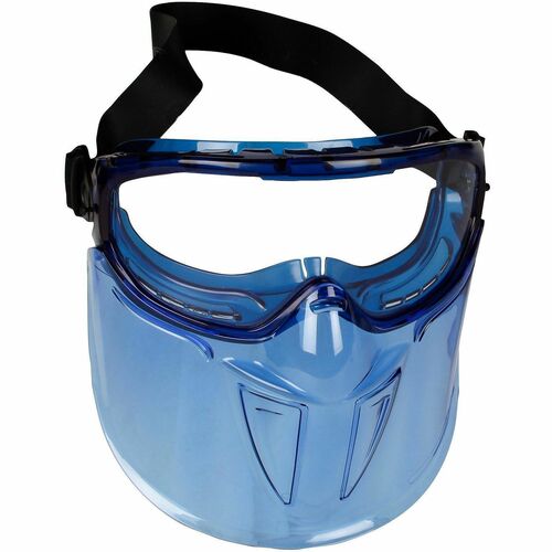 Safety Goggles, With Face Shield, Indirect Vent, Anti-Fog, Blue Eyes