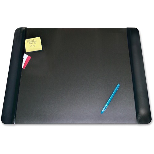 Executive Desk Pad, Ergonomic, 24"x19", Matte Black