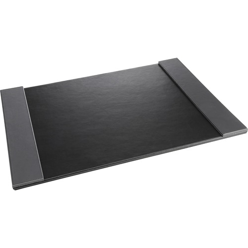 Desk Pad, Monticello, 24"Wx19"Lx1/4"H, Black/Gray