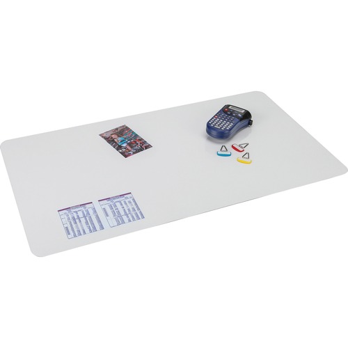 Antimicrobial Desk Pads, 19" x 24", Clear