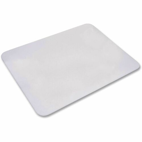 Desk Pad, Antimicrobial, Protective, Recycled Poly, 19" x 24", Clear