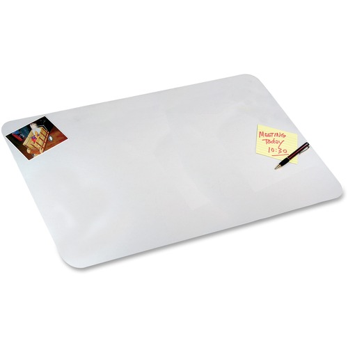 Desk Pad with Antimicrobial Protection, 20"x36", Clear