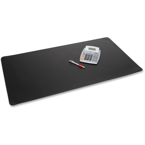 Desk Pads, Protective, Antiskid, Antimicrobial, 20"x36", Black