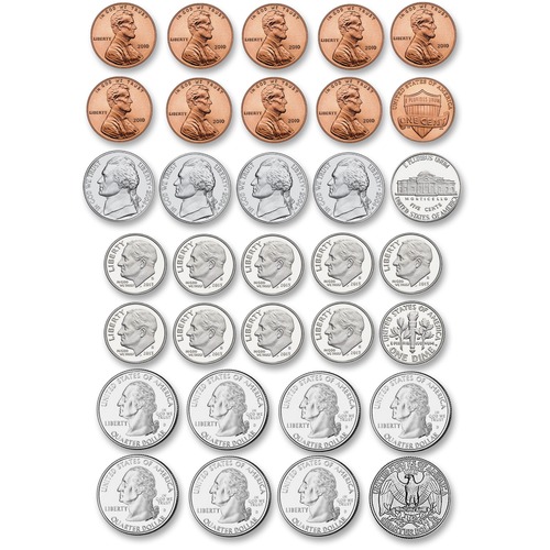 US Coins Die-Cut Magnets, Multi