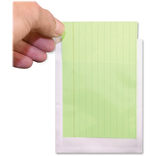 Library Pockets, 3-1/2" x 5-1/4", Clear 25/PK