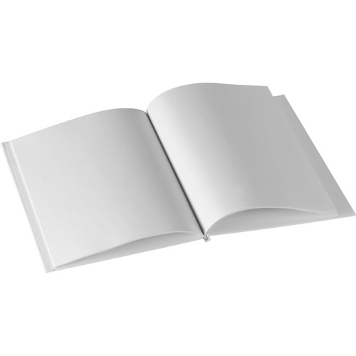 Blank Book, Hardcover, 28-Page, 6" x 8", White