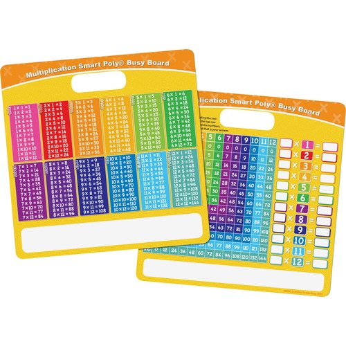 Dry-Erase Board, Multiplication, 10-3/4" x 10-3/4", Mi